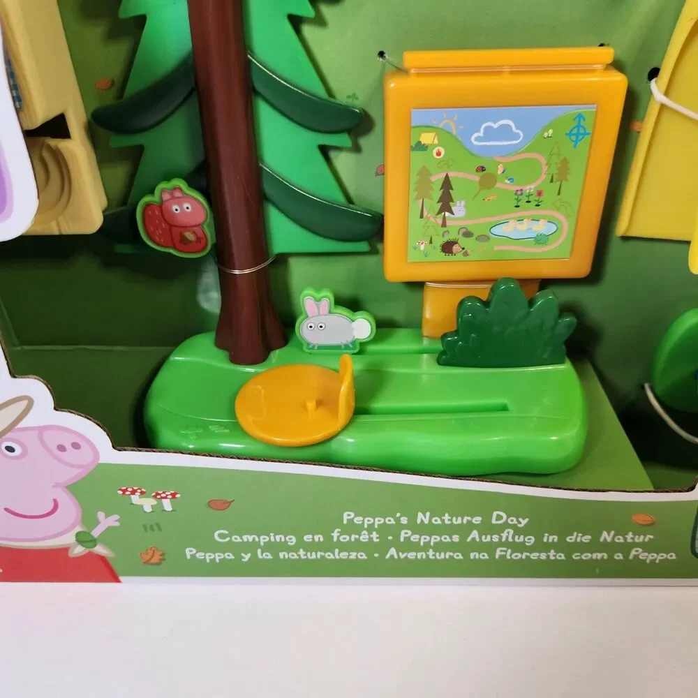 Peppa Pig Peppa's Nature Day Woodland Club Daddy Figures Camping Tent Picnic Map
